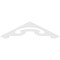 Ekena Millwork Pitch Northwest Architectural Grade PVC Gable Pediment, 60"W x 15"H x 1"P (6/12) GPP060X015X100NOR - alternate 5